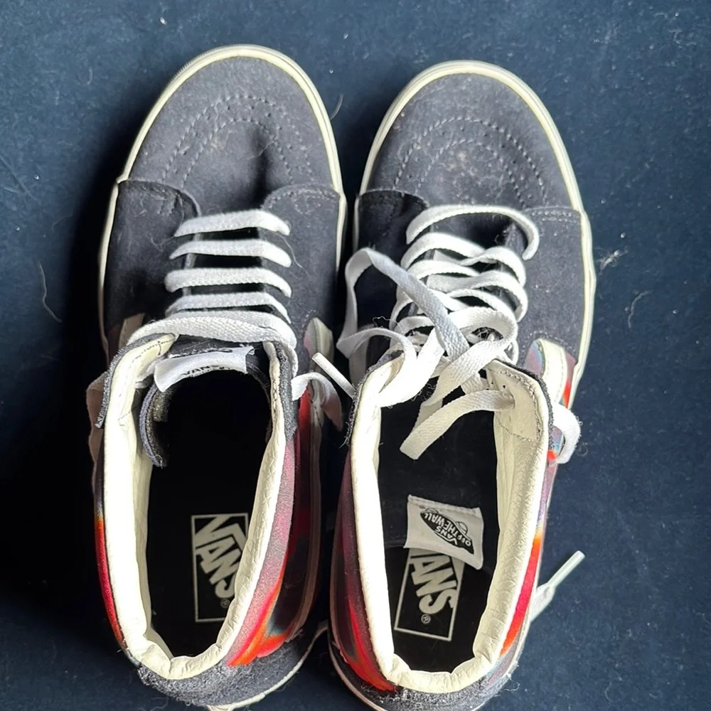 Vans High-Top Unisex Sneakers with multi-color design Men's Size 11.5 - Picture 7 of 9